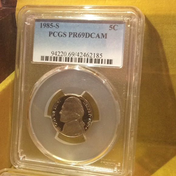 1 Rare Top Premium Quality PCGS Proof 69 Deep Cameo Old Coin- 2nd Highest Grade!