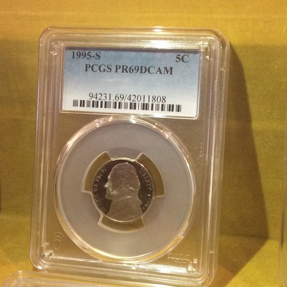 1 Rare Top Premium Quality PCGS Proof 69 Deep Cameo Old Coin- 2nd Highest Grade!