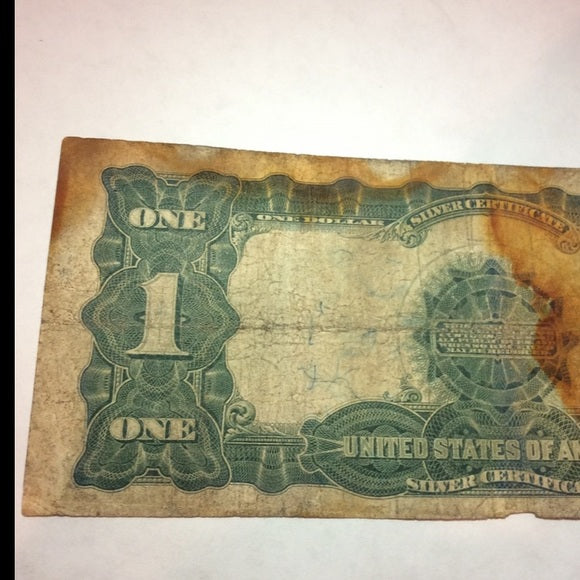 Better Condition Early 1899 $1 Black Eagle Silver Certificate-Scarce 1800’s Note