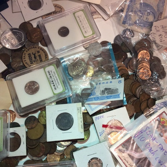 MASSIVE 350+ Old 1800s to Mid 2000s US Coins &amp; Currency Collection-Great Variety