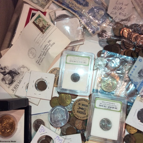 MASSIVE 350+ Old 1800s to Mid 2000s US Coins &amp; Currency Collection-Great Variety