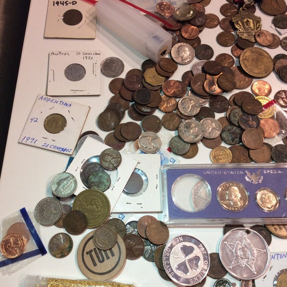 Incredible Old 1800s to Late 1900s US Coins/Currency Collection- Over 350 Pieces