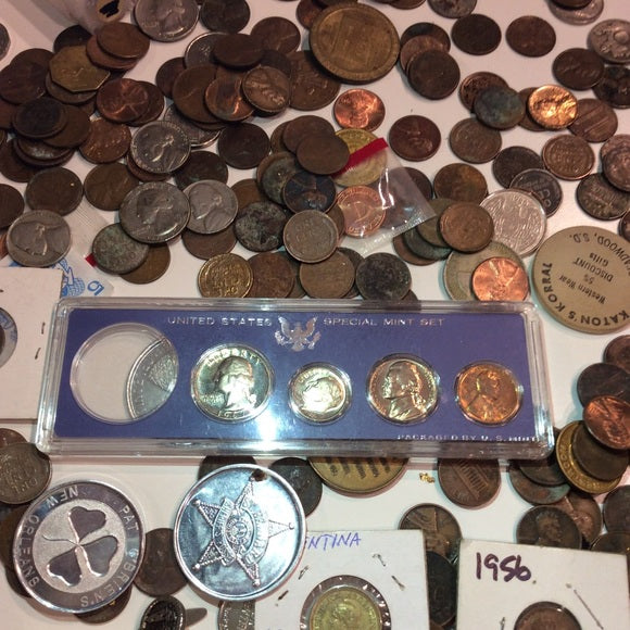 Incredible Old 1800s to Late 1900s US Coins/Currency Collection- Over 350 Pieces