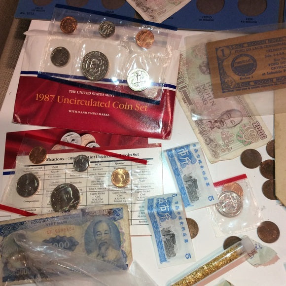 Incredible Old 1800s to Late 1900s US Coins/Currency Collection- Over 350 Pieces