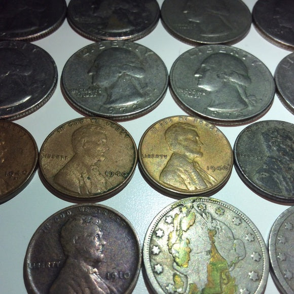 Big 60+ Old US Coins &amp; Currency Collection- Old US Coins From 1909 to 1979