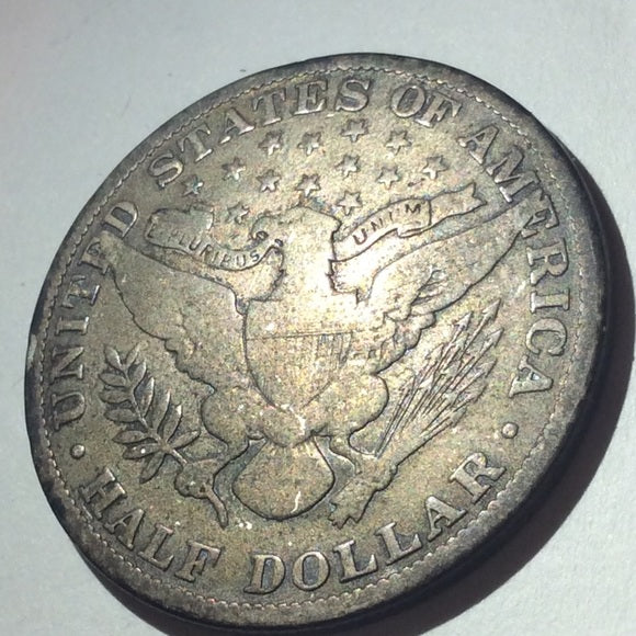 LOW Mintage Only 138 Thousand Minted- Key Date 1915 Silver Barber Half Dollar!