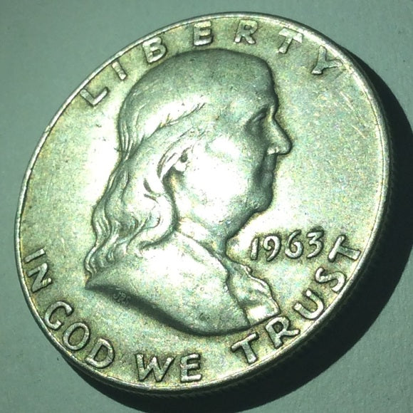 Double Die Reverse Error 1963 D Silver Franklin Half Dollar- Best I’ve Ever Seen